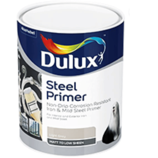 Dulux Steel Primer Light Grey (Solvent Based) 1lt