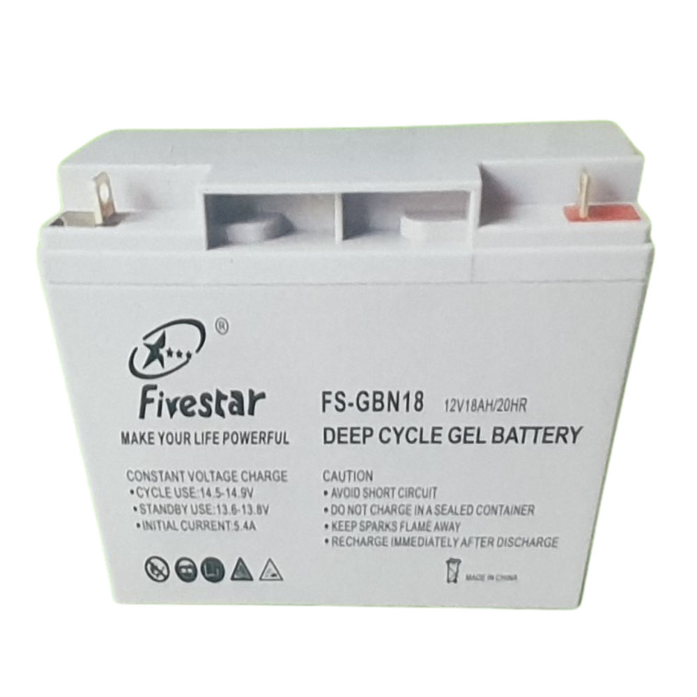 FIVESTAR 12V 18AH 126WH GEL BATTERY