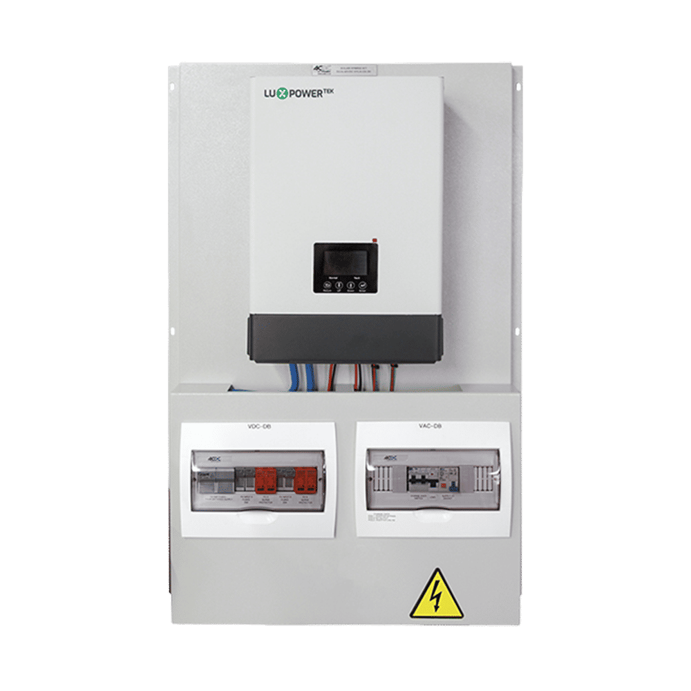 LUX SOLAR HYBRID EASY INST. KIT 5KVA 48VDC INV. 450VDC MPPT