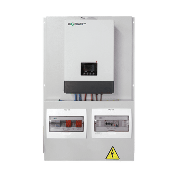 LUX SOLAR HYBRID EASY INST. KIT 5KVA 48VDC INV. 450VDC MPPT