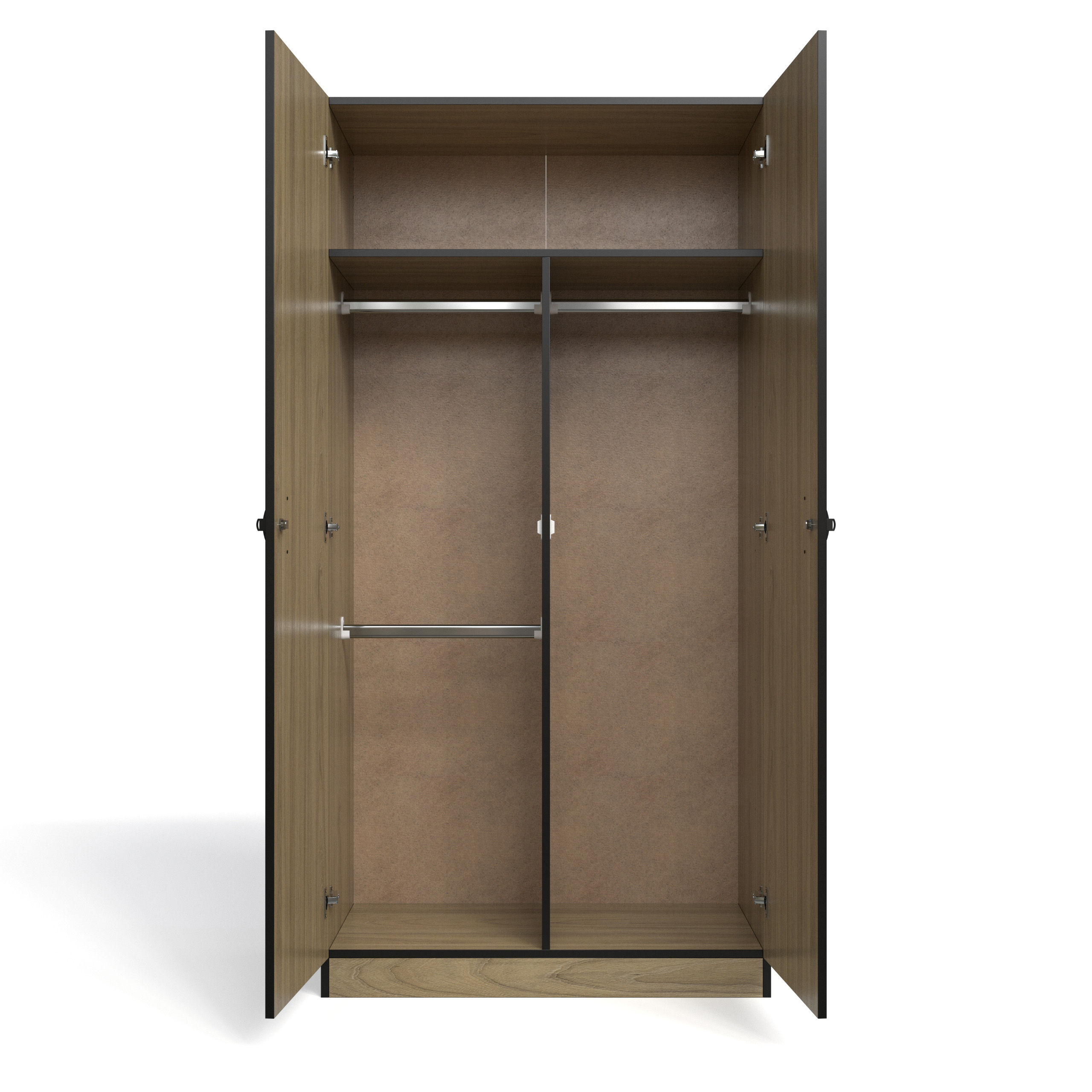 Price Cut - 2 Door Hanging Wardrobe - Swiss Elm