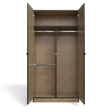 Price Cut - 2 Door Hanging Wardrobe - Swiss Elm