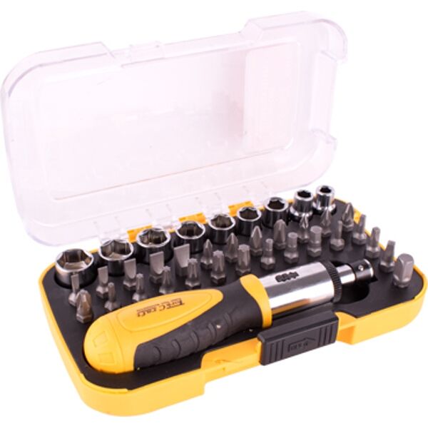 Screwdriver Ratchet Bit Set 37Pc