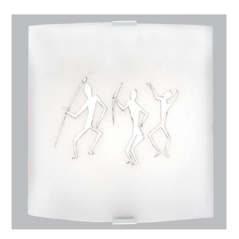 Glass Wall Bracket with Satin Chrome Clips