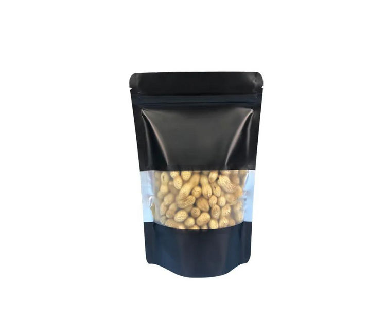 50 Standup Holographic Food Multi Purpose Storage Bags - 15x22 Black