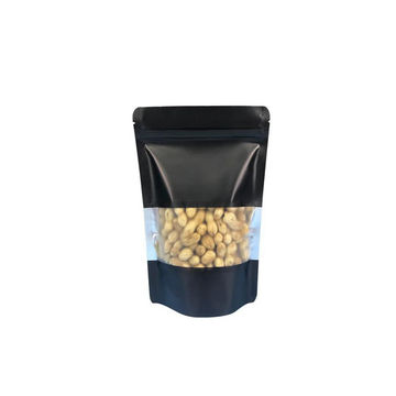 50 Standup Holographic Food Multi Purpose Storage Bags - 15x22 Black
