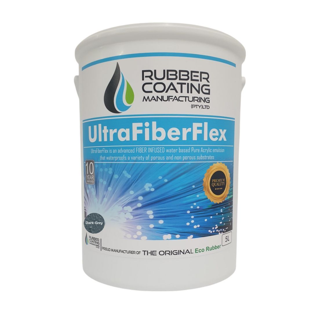 RCM Ultra Fiber Flex Waterproofing System Dark Grey 20 Litre