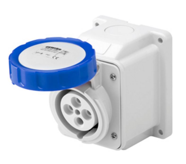 16A 2P+E 230V Surf. Soc. Outlet IP67 6H