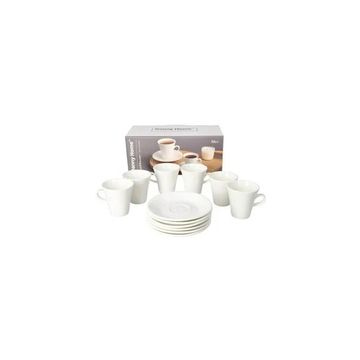 Dannyhome Pack of 12 Ceramic Espresso Cup & Saucer Set 12pcs Dinner Set ()