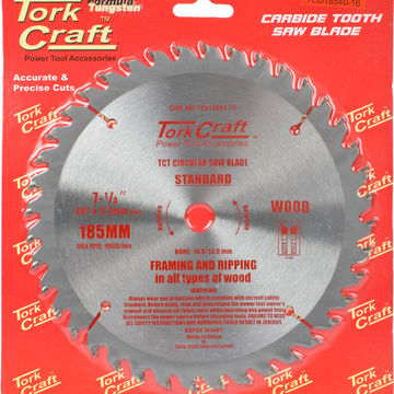 Tork Craft - Blade Tct 185 x 40T 16mm