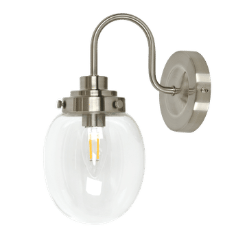 Zebbies Lighting Tori Satin Nickel Wall Light