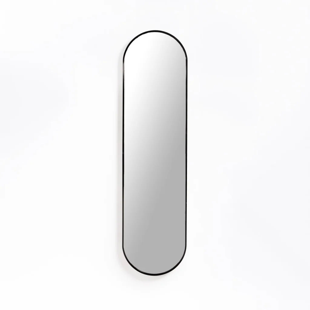 COSMOS Mirror Black — Modern Round Wall Mirror with Sleek Frame