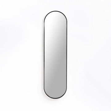 COSMOS Mirror Black — Modern Round Wall Mirror with Sleek Frame
