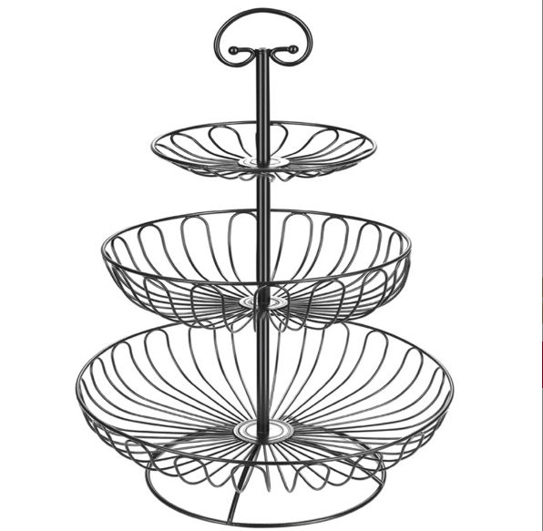 3 Tier Iron Countertop Fruit Basket