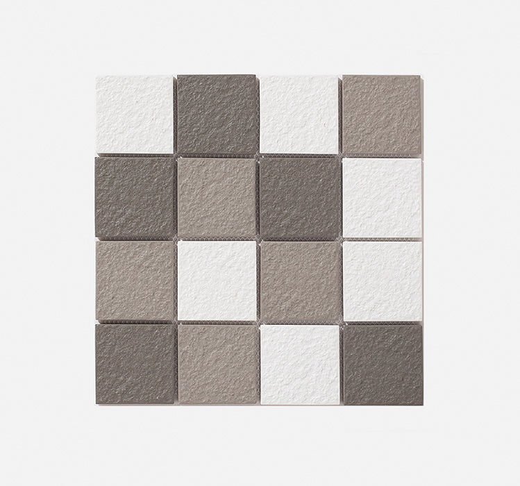 Mosaic Porcelain - Blanco - 73mm Square - 300x300 (per sheet)