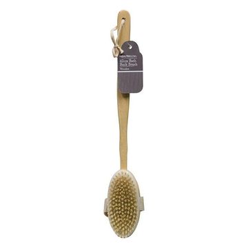 Bath Basics Bristle Brush Wooden Handle 42cm.
