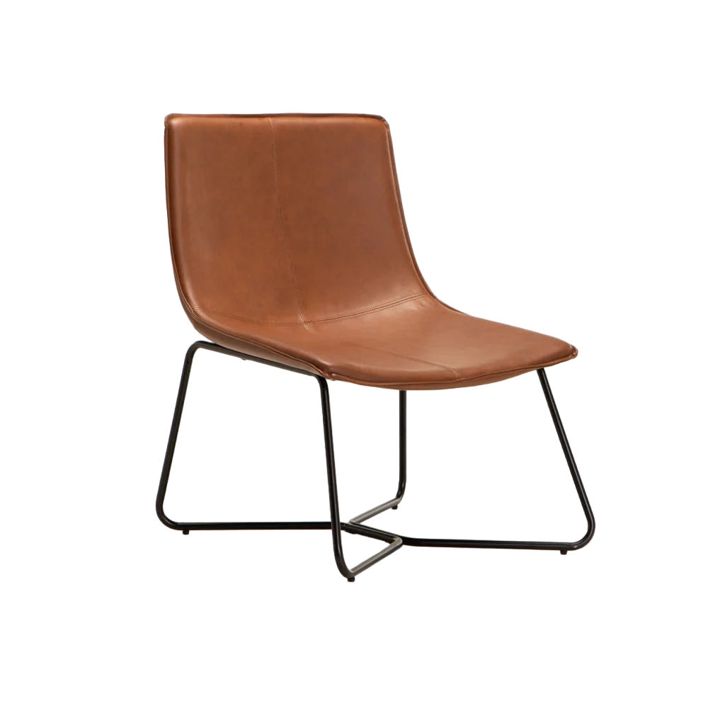 Vividitto - Armriti Leather Chair - Brown