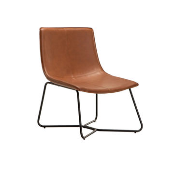 Vividitto - Armriti Leather Chair - Brown