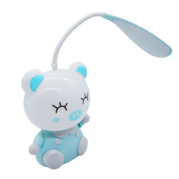 Cartoon Kids Adjustable LED Lamp and Night Light Blue