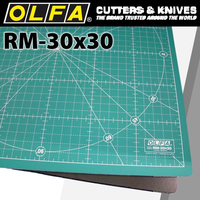 OLFA Rotating Mat Metric Grid 30cm x 30cm