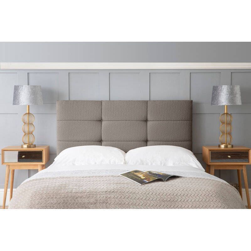 Alisha Headboard -Beige -Linen -Single