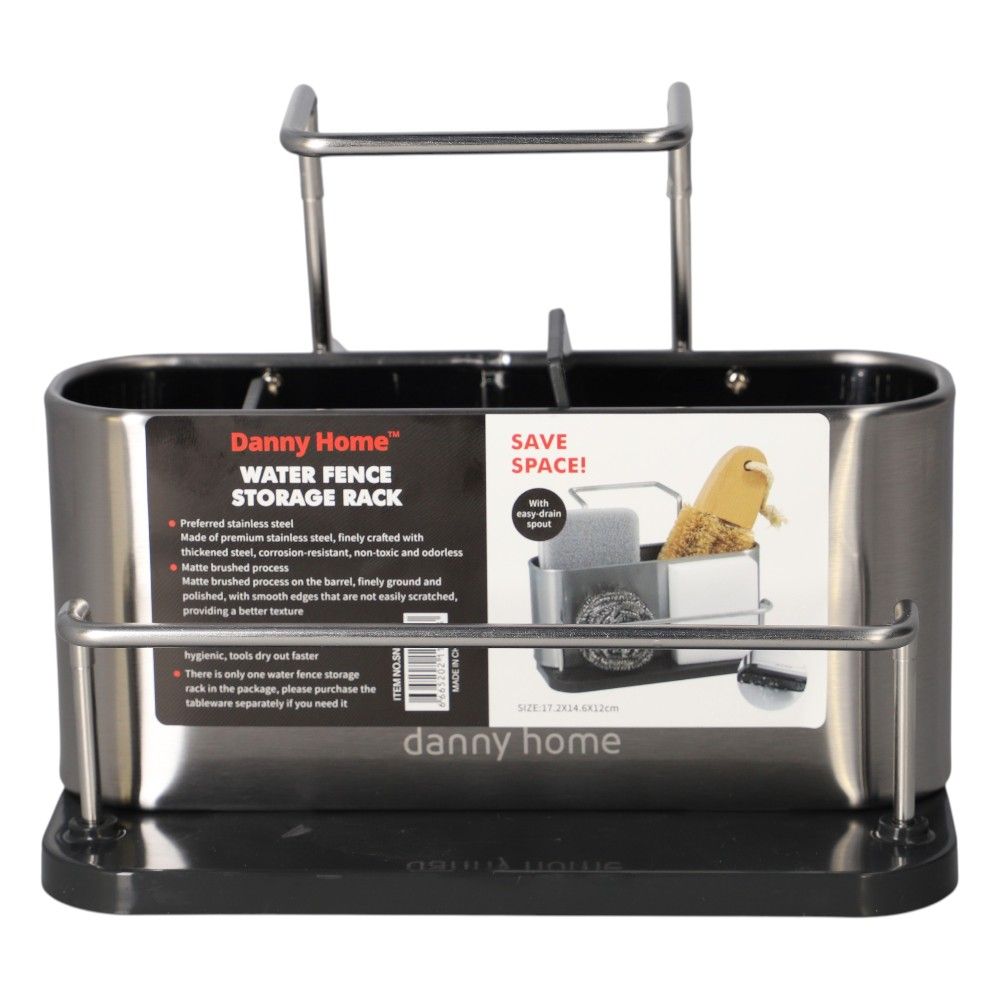 Danny Home 3-Cell Partition Water Channel Storage Rack