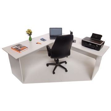 London Corner Desk 180cm - White