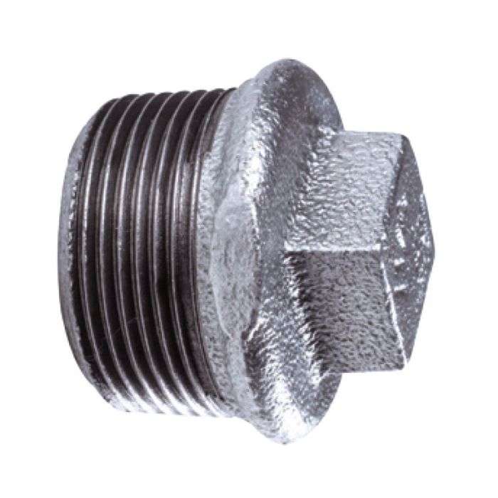 Galvanised Hollow Plug - 40mm (5 Piece Pack)