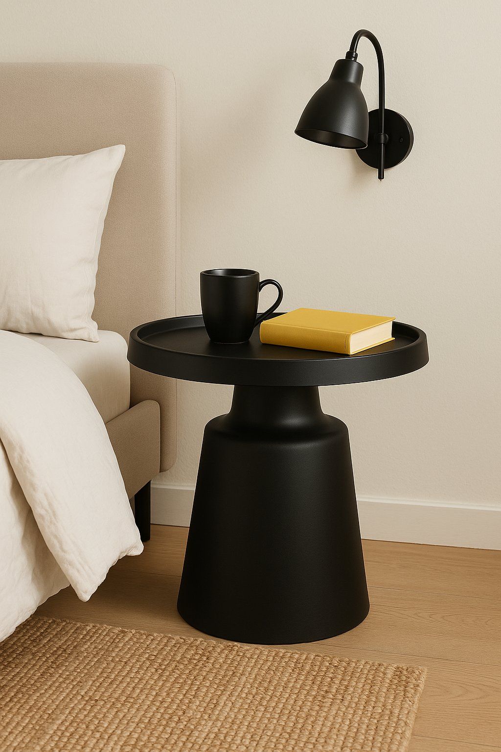 IG Furn - Moda Side Table Black