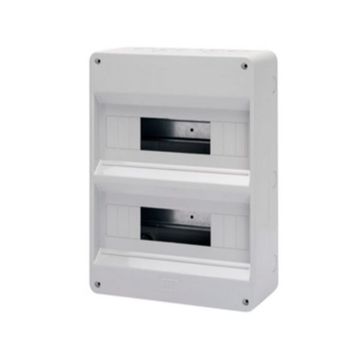 Grey Surface DB 2x12M No Door IP40