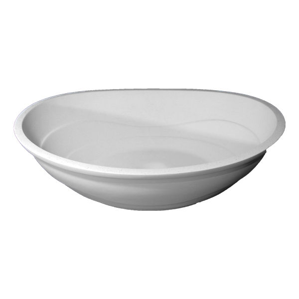 Curva ThruColour Light Stone Counter Top Basin
