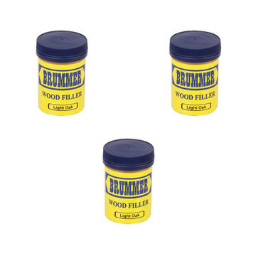 Brummer wood-filler 250g oak 3 Tubs