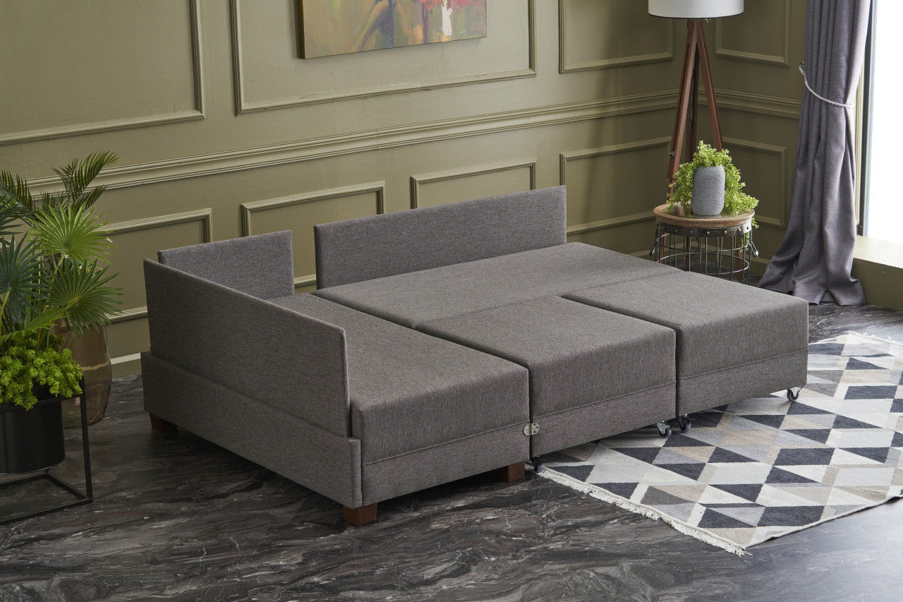 Fly Corner Sofa Bed Left - Cream