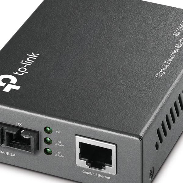 Tp-Link Mc200Cm Gigabit Multi-Mode Sc Fibre Media Converter