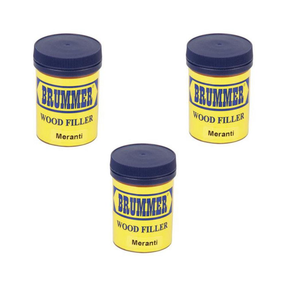 Brummer wood-filler 250g meranti 3 Tubs