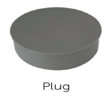 PVC/PP 75mm End Cap / Pipe End Plug
