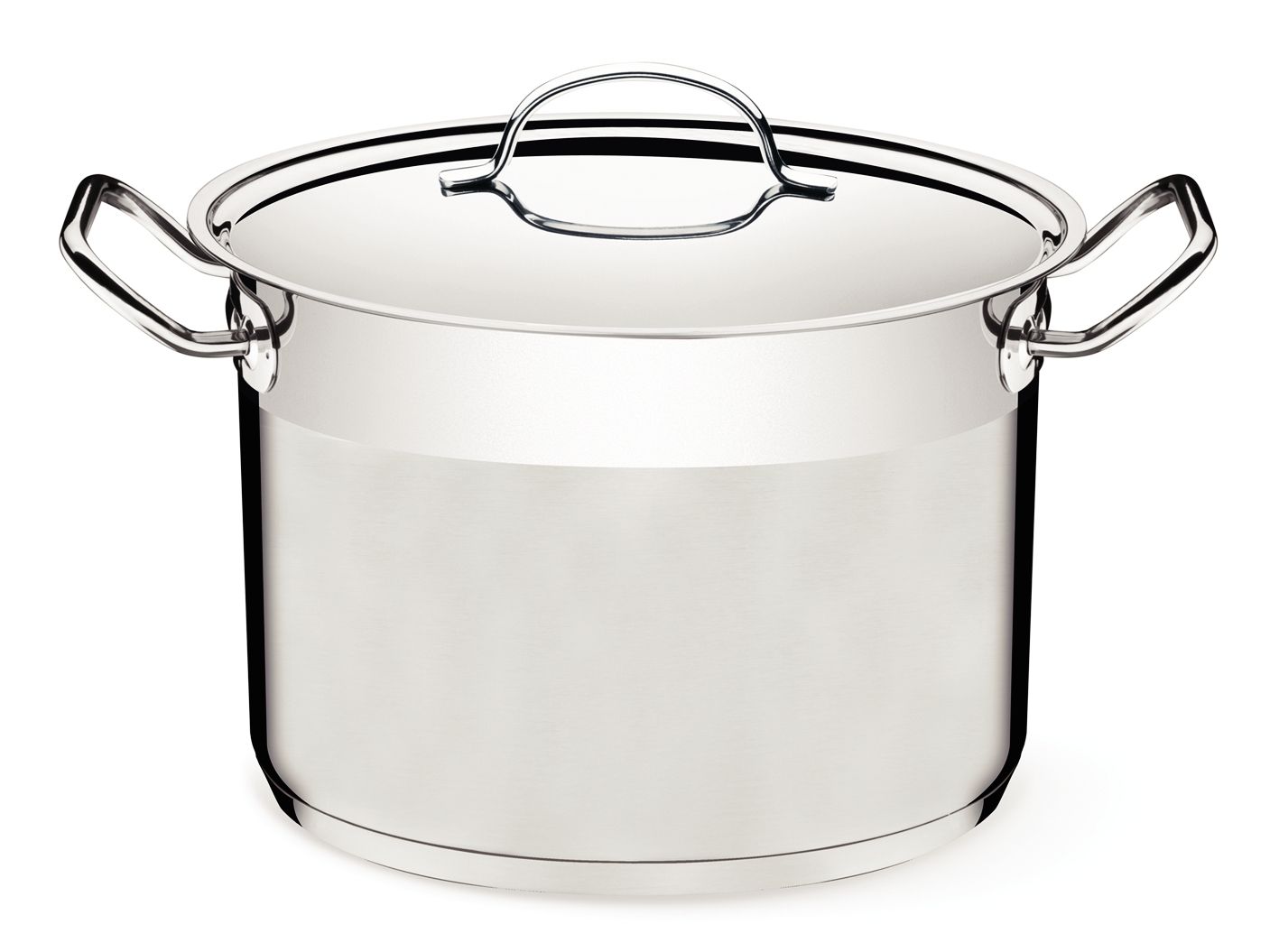 Tramontina Professional Stainless Steel Stock Pot Flat Lid, 28cm 11.9l