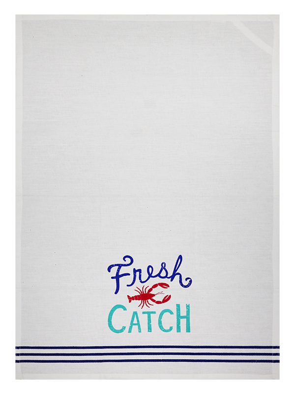 Bunty's Kitchen Towel - Design 2104 - 046x071cms - (05 Pc Pack) - Drop Anchor - Lobster