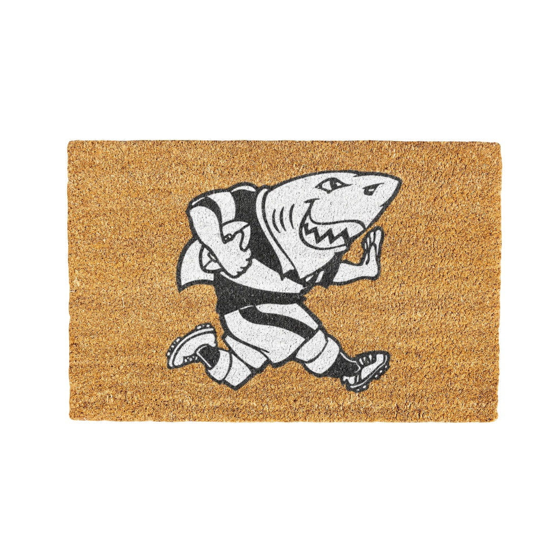 The Sharks Coir Doormat Design 700 x 400 mm