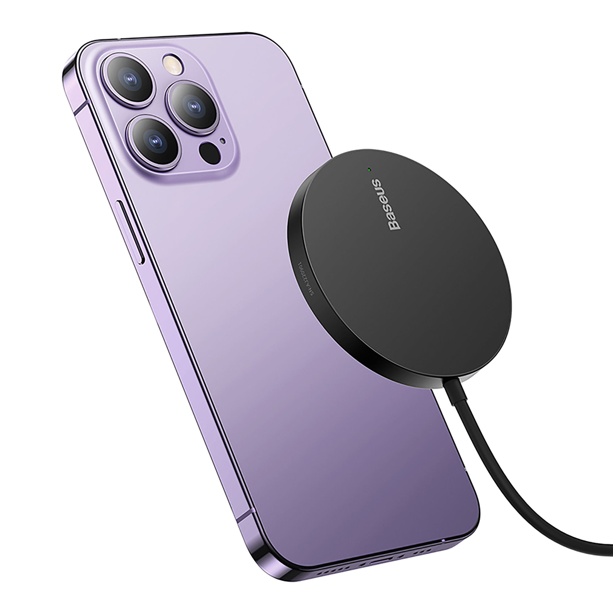 Baseus Simple Mini3 Magnetic Wireless Charger 15W - Black