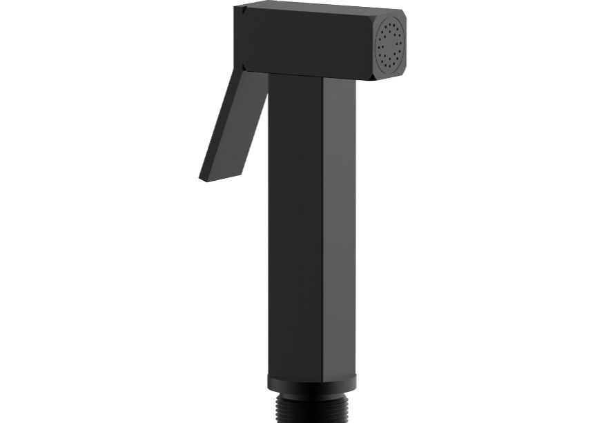 Devario Premio Shattaf Sprayer Square Brass -Matte Black