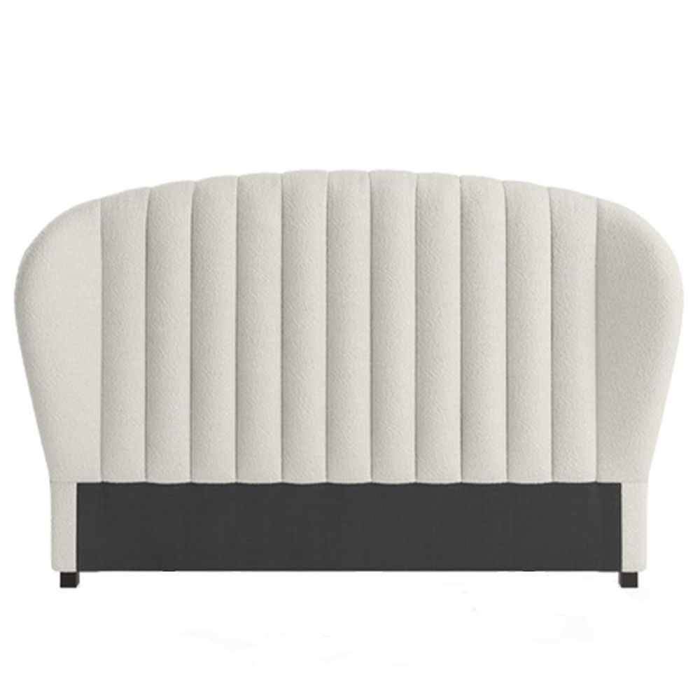 Ruth Boucle Headboard Coco-Boucle-Creamery Queen