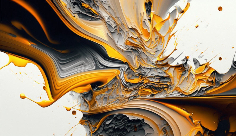 Canvas Wall Art - Acrylic Abstract Painting - B1550 - [120 x 80 cm]
