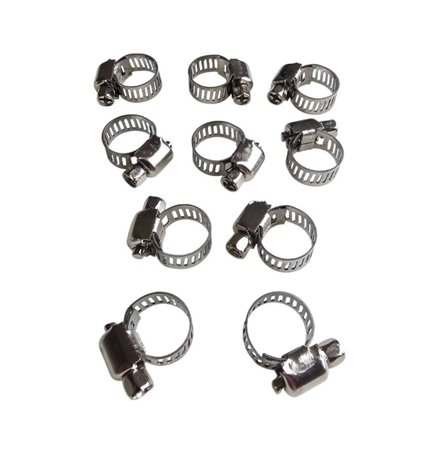 NT TOOLS - Steel Hose Clamps 8-12mm - 10 Pcs