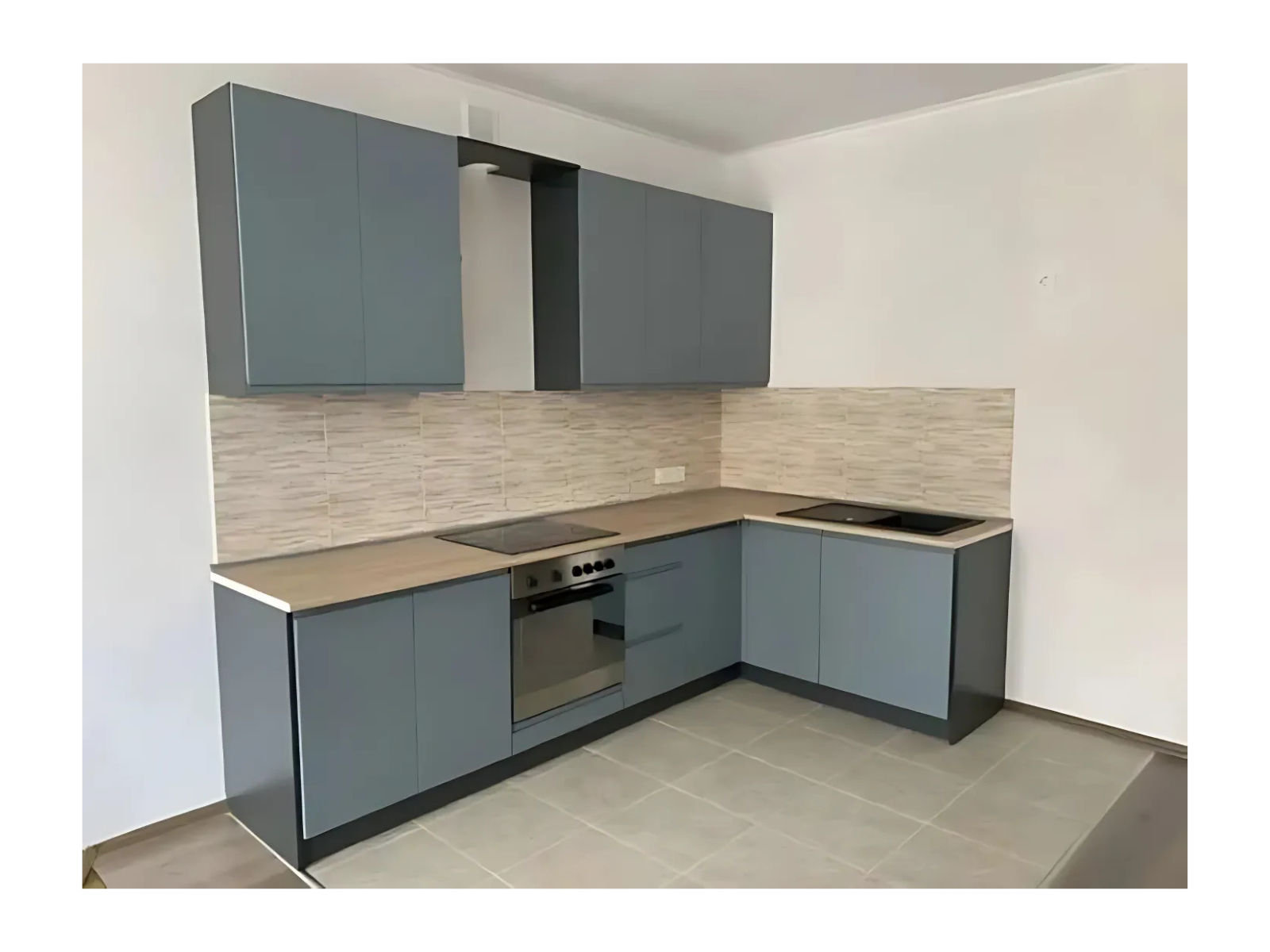 QandAHome-Minimalist Fitted Kitchen Cupboard