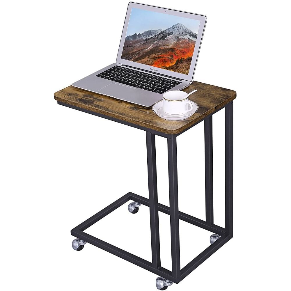 Bragg Lisbon Rustic Side Table, Brown