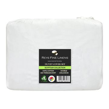 Rey's Fine Linen - Egyptian Collection - Oxford Castlerock Satin Stitch Duvet Cover Set-Double(06 Set)