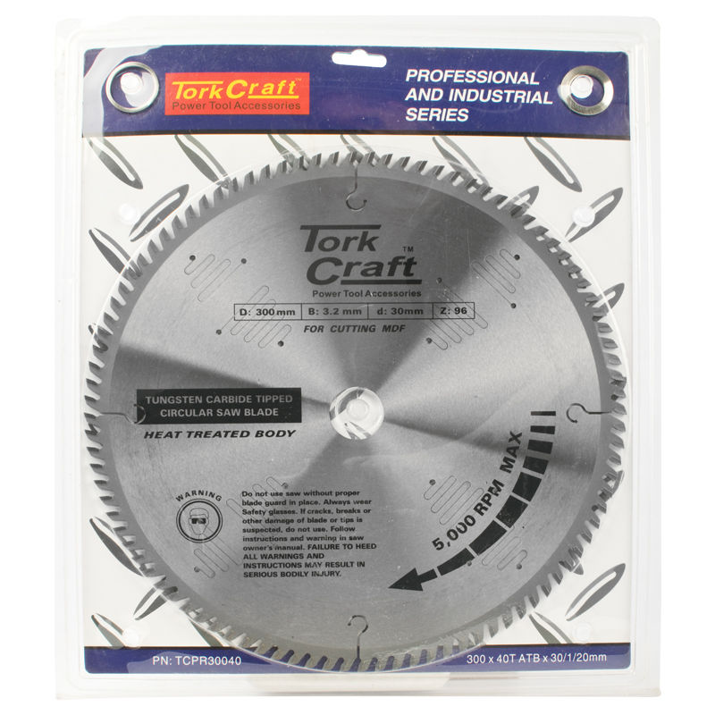 Tork Craft - Blade Tct 300 x 40T 30/1/20 Atb Positive