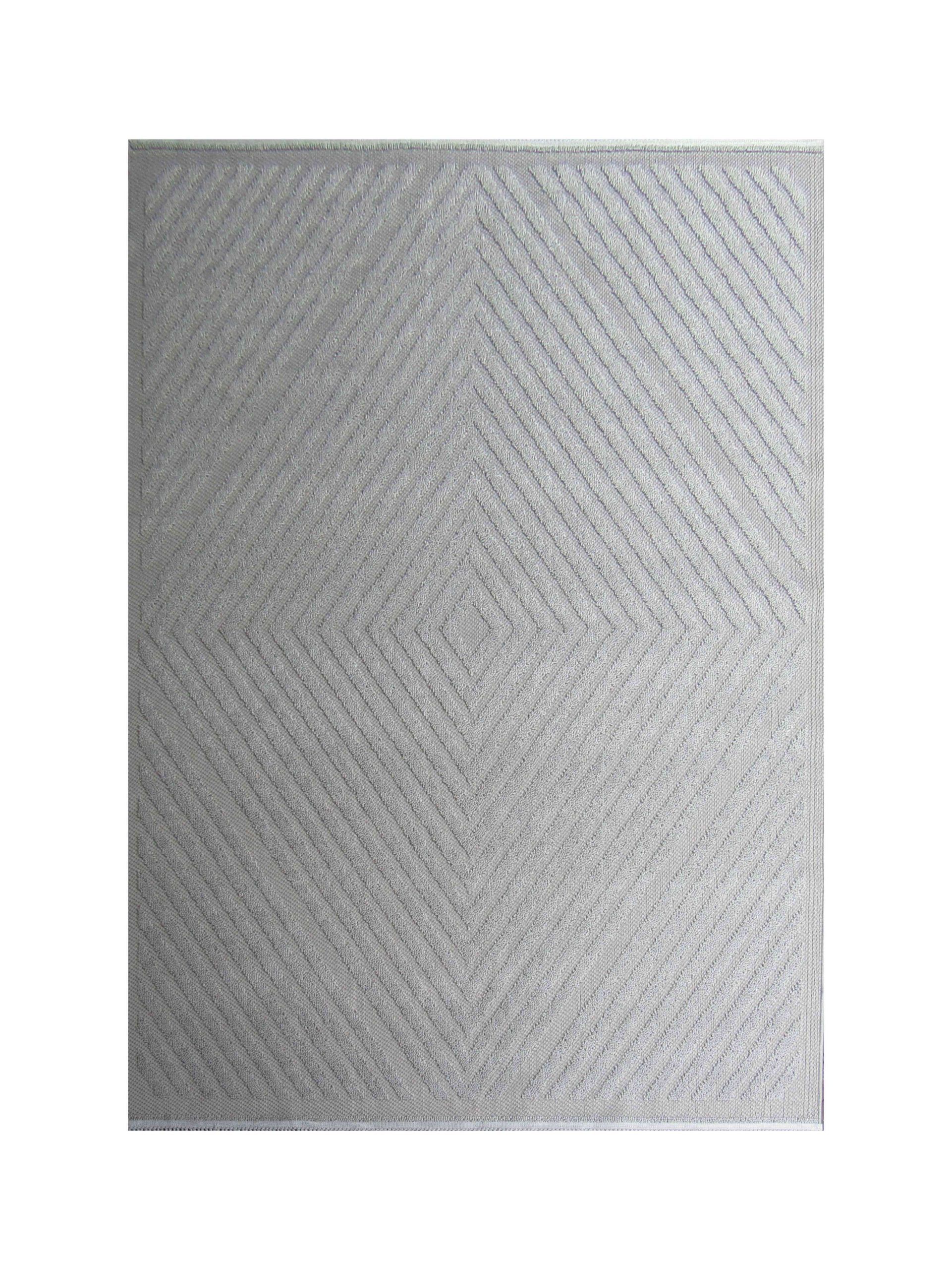 BK Carpets & Rugs – Modern Abstract Textured Rug –  Grey - 2m x 2.9m