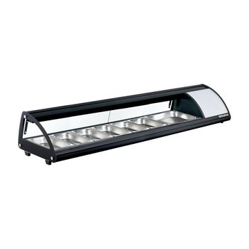 7 Division sushi display fridge - POLARCAB